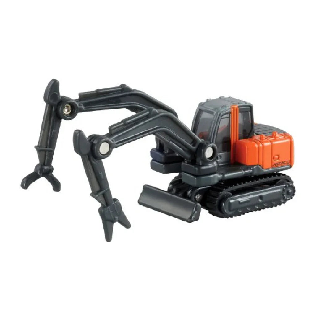 Tomica 65 HITACHI DOUBLE ARM WORKING MACHINE- TAKARA TOMY -Diecast Scale Model Car - 1/90 - Jaiman Toys