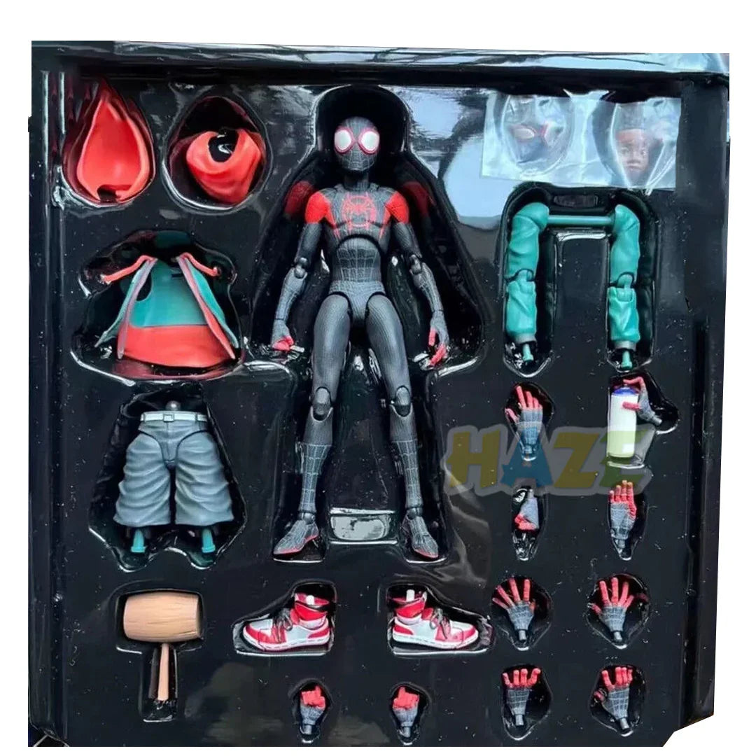 Spider-Man: Across The Spider-Verse Miles Morales Action Figure Toy IN BOX 13 CM Age15+ - Jaiman Toys