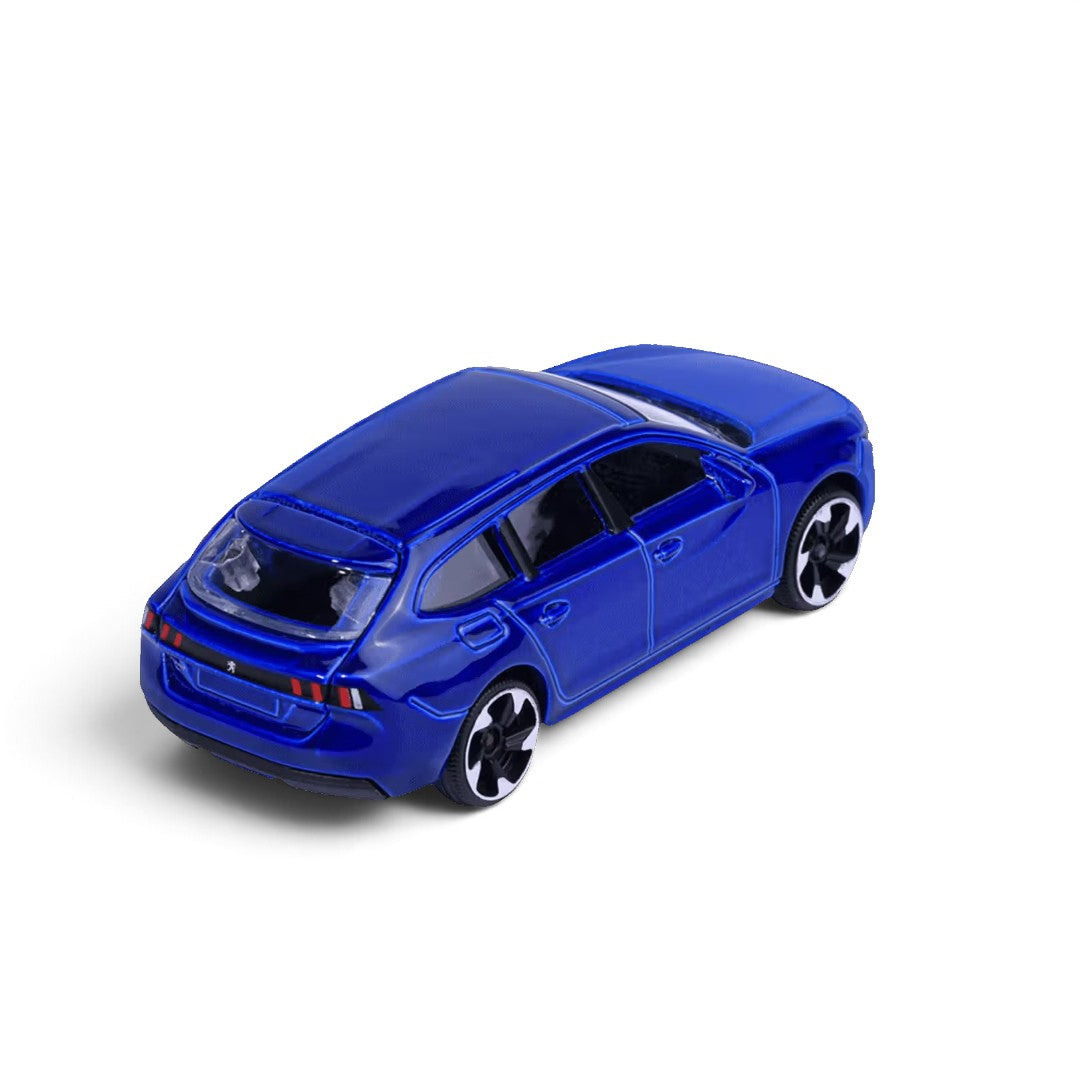 Majorette 1:64 Showroom Peugeot 508 SW Blue Die-Cast Model Car with Moving Parts