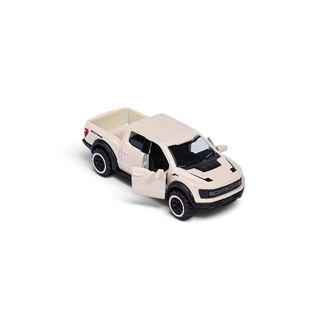 Majorette 1:64 Showroom Ford F-150 Raptor Die-Cast Pickup Truck with Moving Parts