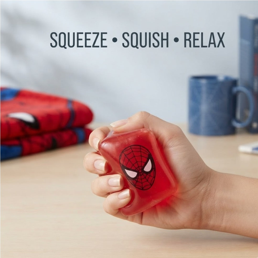 NeeDoh Spider-Man Nice Cube Super Squishy Sensory Fidget Toy – Red
