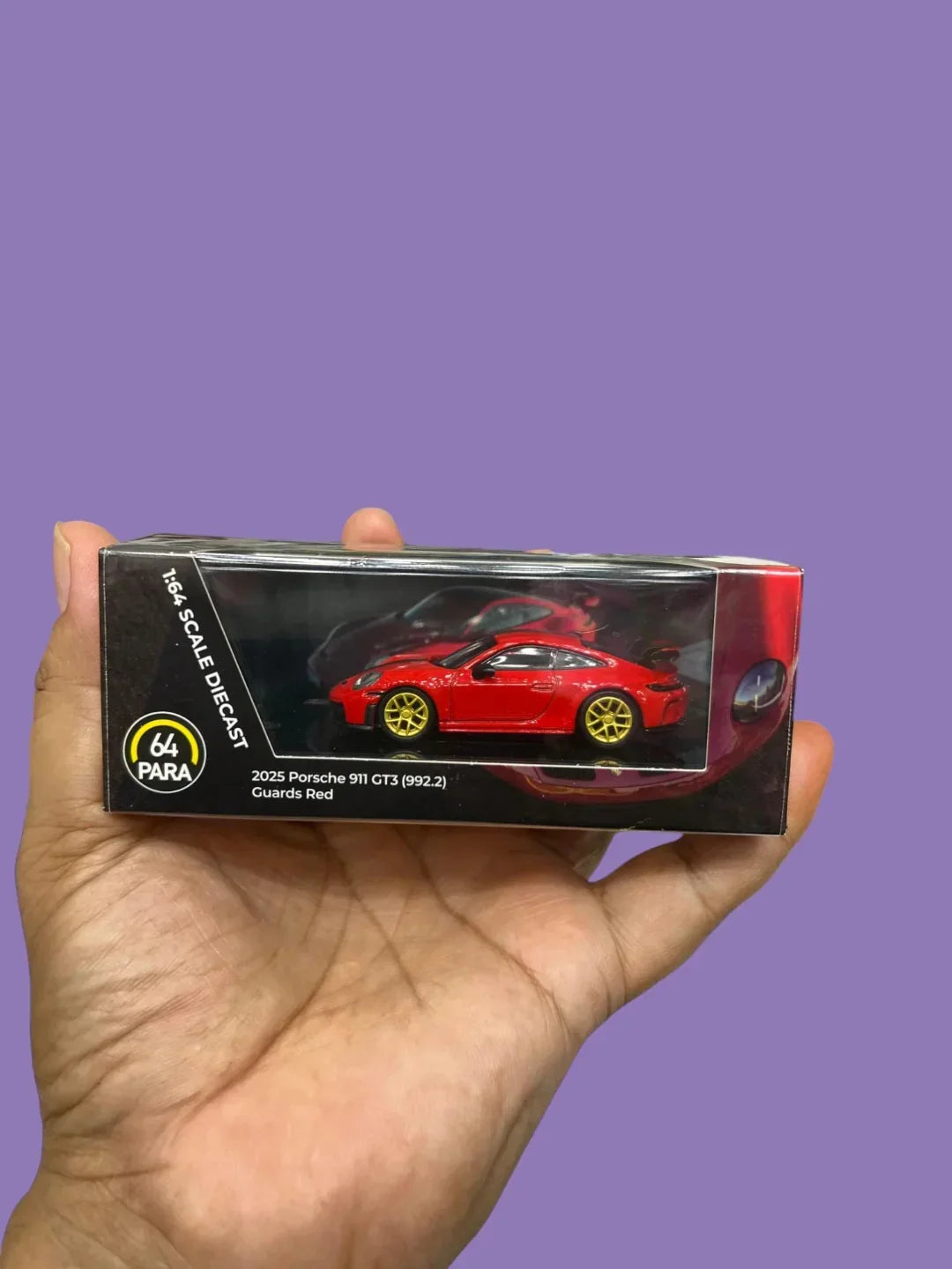 Para64 2025 Porsche 911 GT3 (992.2) Guards Red – 1:64 Scale Diecast Model Car - Jaiman Toys