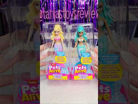 Zuru Pets Alive Magic Swimming Mermaid Doll – Water-Activated Interactive Mermaid Toy with Moving Tail, Realistic Swimming Action, Colourful Fantasy Design, Bath Time, Pool & Water Play Toy for Kids