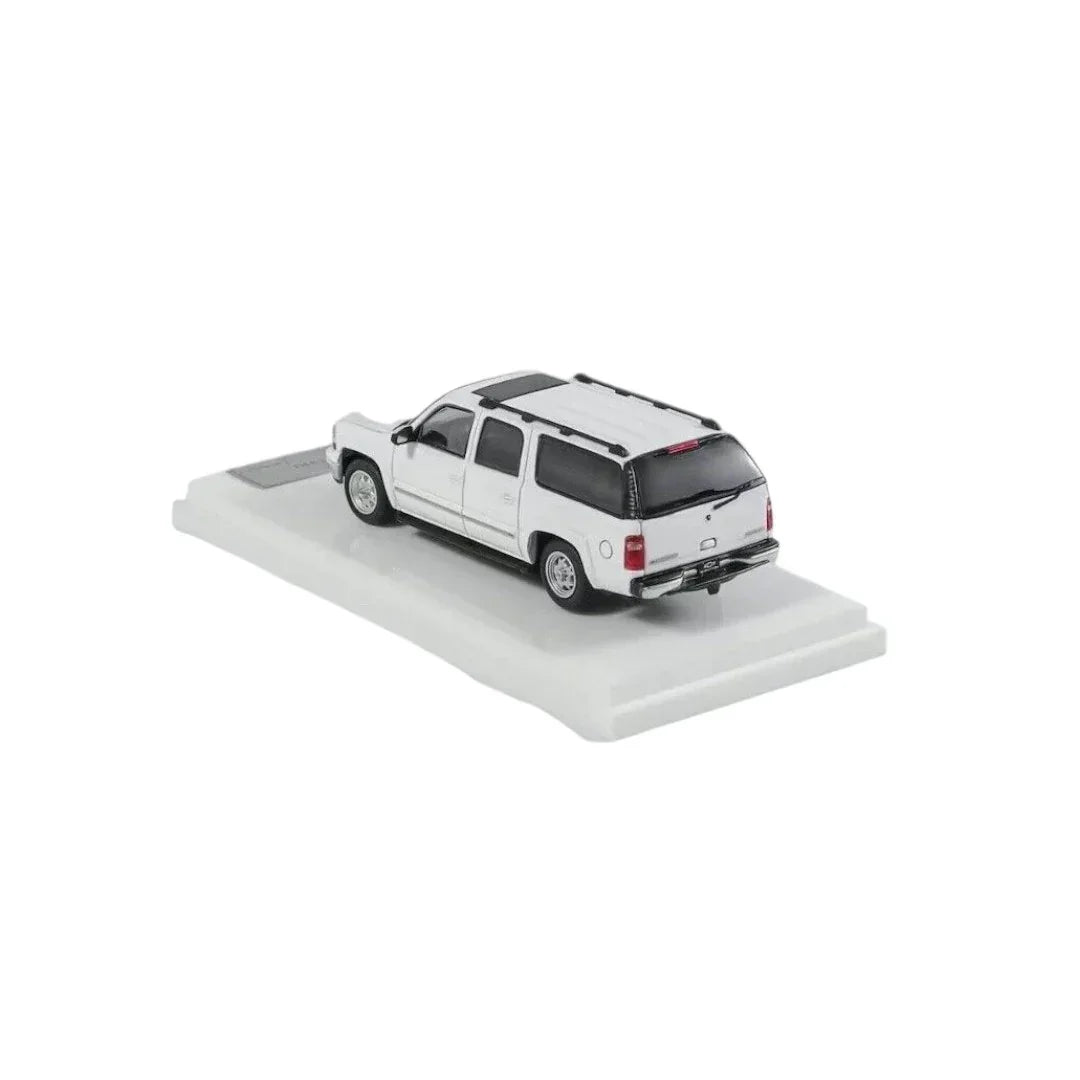 Chevrolet Suburban 1:64 MK Miniatures White diecast scale model car - Jaiman Toys
