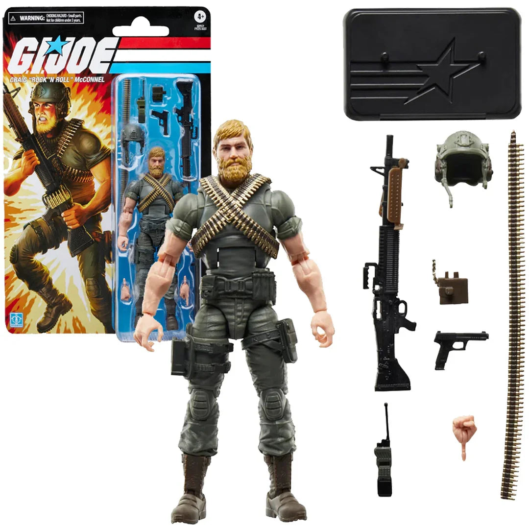 Hasbro G.I. Joe Classified Series Retro Cardback Craig “Rock 'N