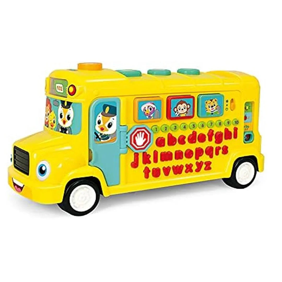 Hola School Bus Toy for Kids - Multi Color - Jaiman Toys
