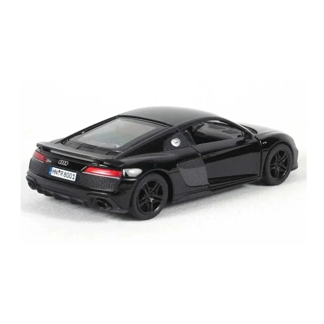 KiNSMART 2020 Audi R8 Coupe – 1:36 Scale Die-Cast Model Car Set – 5-Inch Pullback Toy Cars - Black - Jaiman Toys