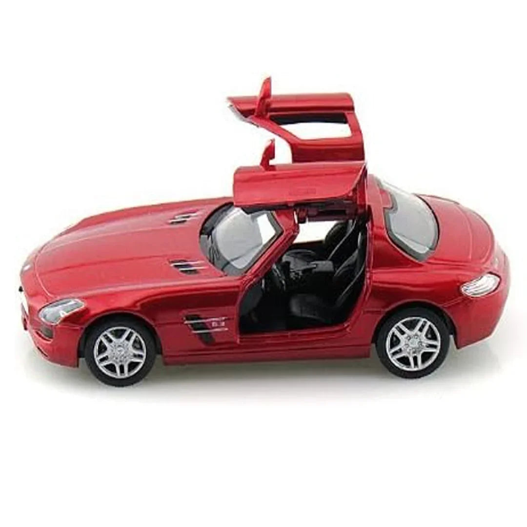 KiNSMART 1:36 Scale Mercedes-Benz SLS AMG Die-Cast Model Car - Red - Jaiman Toys