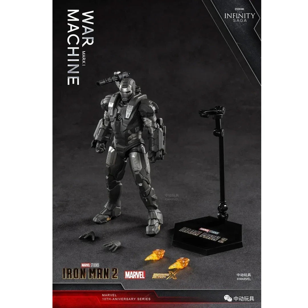 ZD Toys Marvel War Machine Mark I 1/10 Scale Action Figure – Iron Man Collection Gift Box - Jaiman Toys