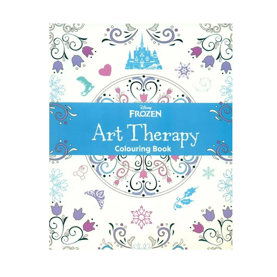Disney Frozen: Art Therapy Colouring Book – Let It Go and Unwind Creatively! (By Parragon) - Jaiman Toys