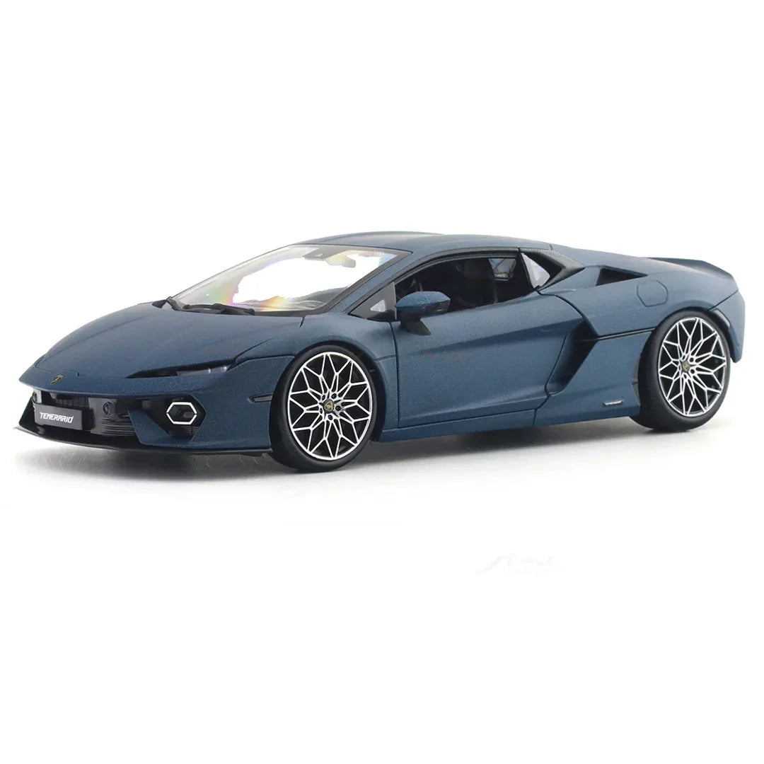 Bburago 1:18 Lamborghini Temerario Blue – Licensed Diecast Model Car Collectible