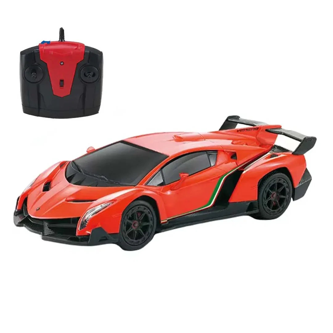Guokai 1:14 Scale Lamborghini Veneno Remote Control Car – Officially Licensed RC Supercar with 2.4GHz Control, Functional LED Lights & High-Speed Performance for Kids & Hobbyists - Jaiman Toys