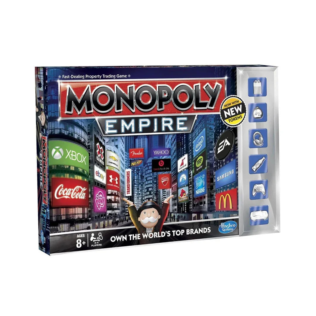 Monopoly: Empire Board Game - Own the world's top brands Age 8+( Rare Collectible Monopoly) - Jaiman Toys