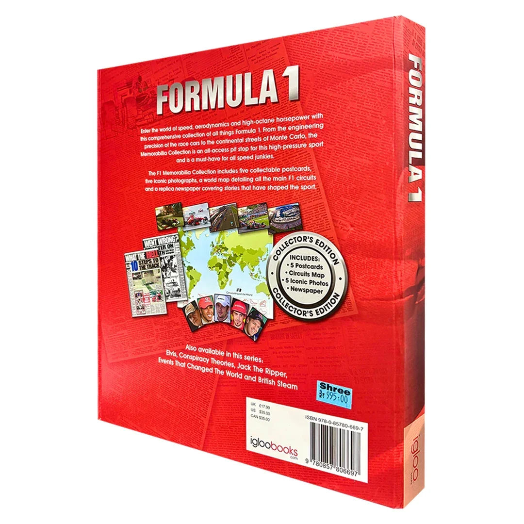 The Memorabilia Collection: Formula 1 Book by Igloo - Jaiman Toys