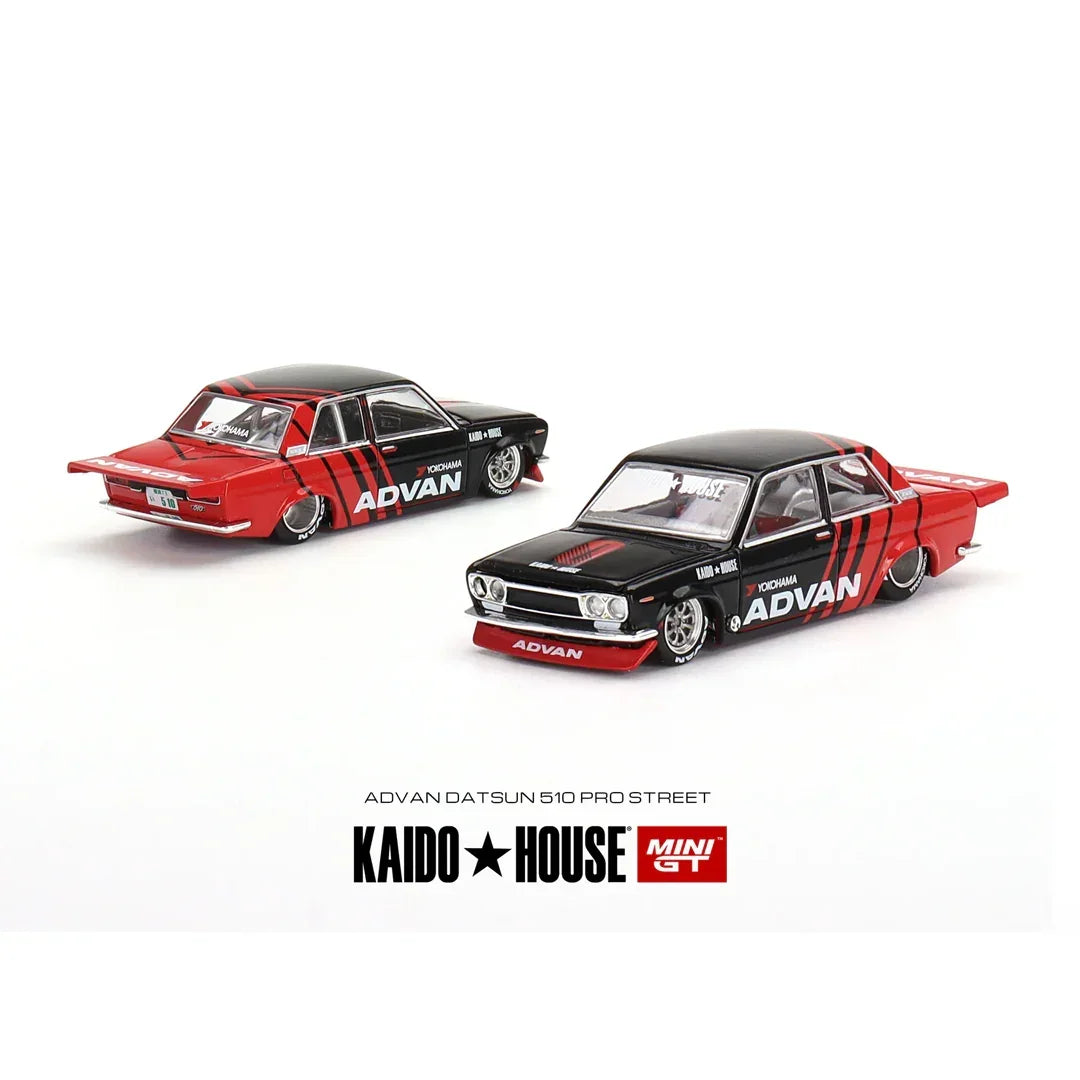 Kaido House + MINIGT 1:64 Datsun 510 Pro Street / Wagon ADVAN (3