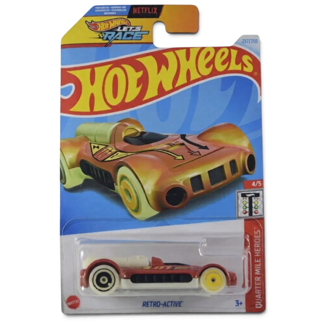 Hot Wheels 5-Car Die-Cast Set – '74 Brazilian Dodge Charger + Big-Air Bel-Air Red + Track Dwagon + Deora III + Retro-Active HTB86 | 1:64 Scale Collectible Cars