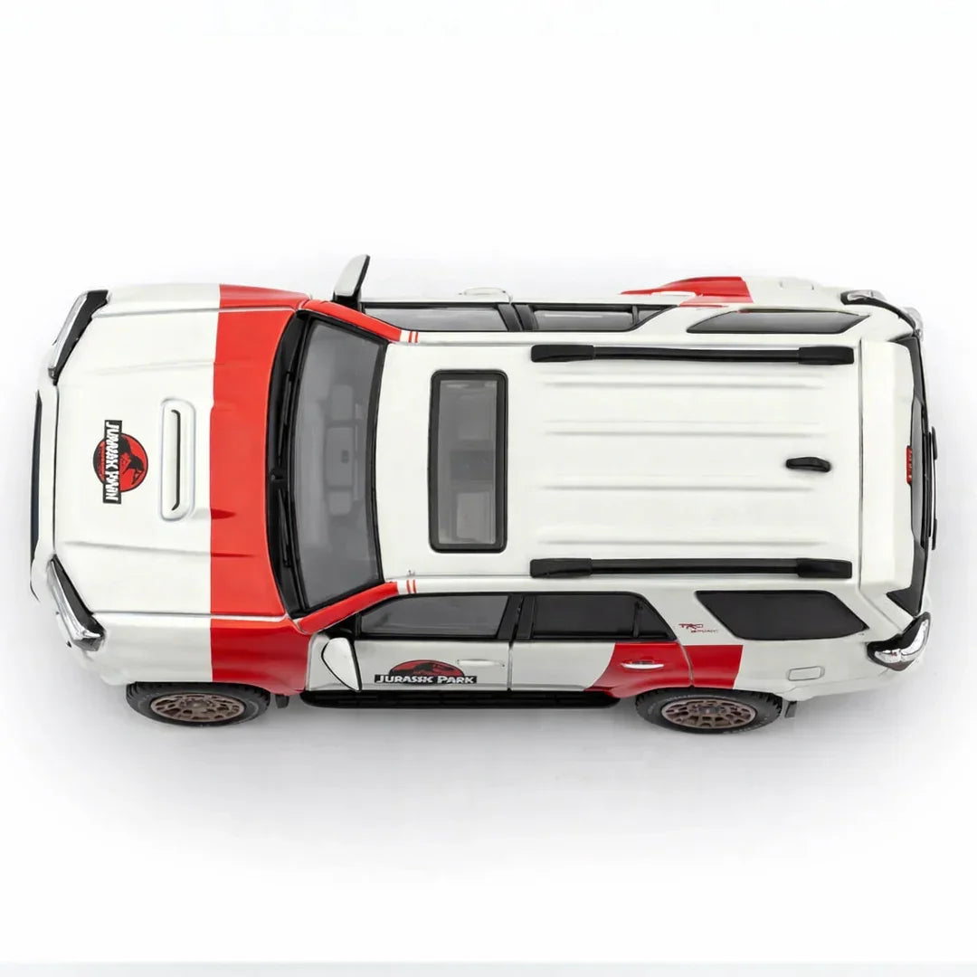 GCD Toyota 4Runner TRD PRO Jurassic Park Edition Diecast Car 1:64 Scale – Off-Road SUV Collector Model with Display Box