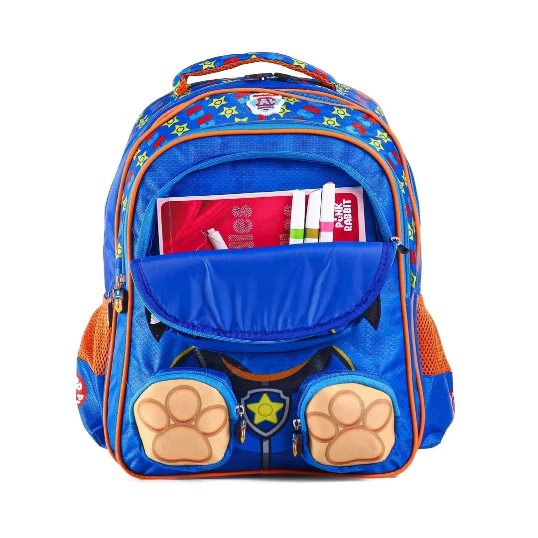 STRIDERS Paw Patrol Premium School Backpack Blue - 14 inches - Jaiman Toys