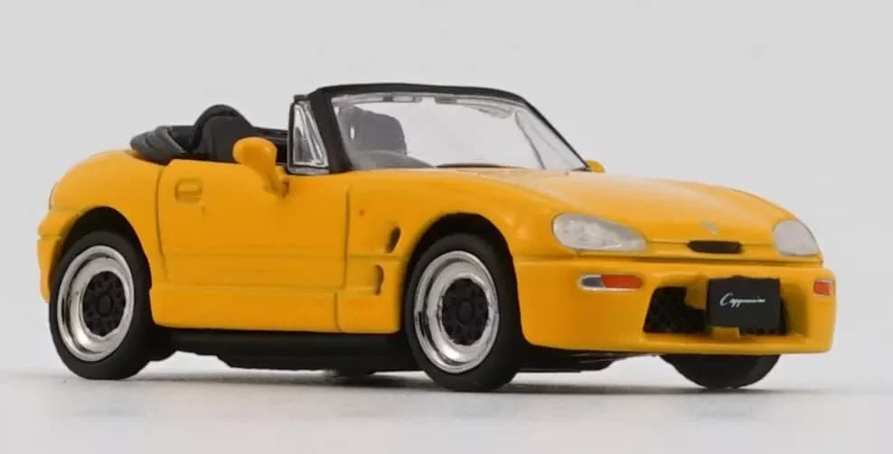 BMC 1/64 Suzuki Cappuccino - Yellow (RHD) - Jaiman Toys