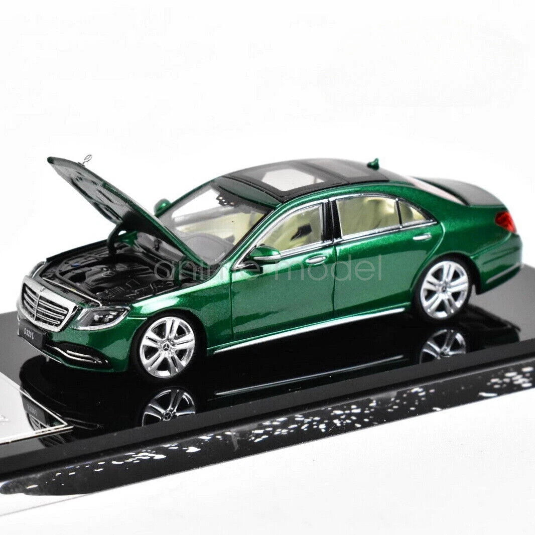 Glory Model 1:64 Mercedes-Benz S320L W222 Green Diecast Car | Luxury S-Class Scale Model