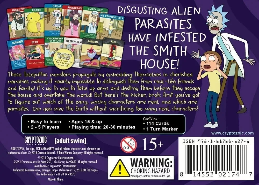 Rick and Morty : Total Rickall Card Game - Jaiman Toys