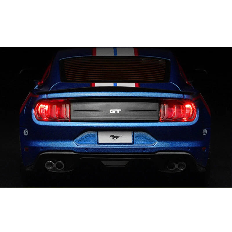 MSZ 1:32 2018 Ford Mustang GT Die-Cast Model Car β Blue |Pull Back, Openable Doors, Light & Sound (68702A)