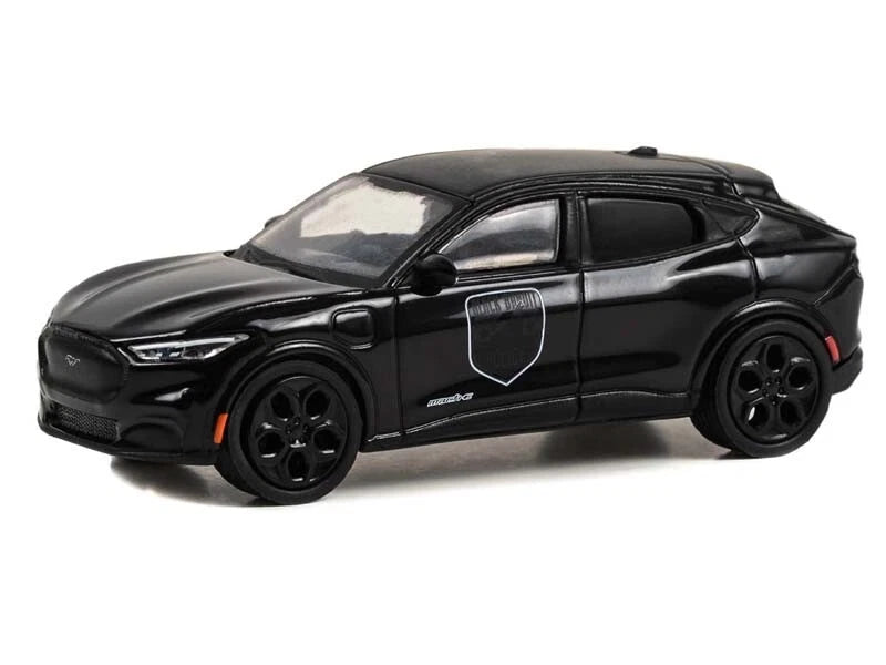 GreenLight 1:64 2023 Ford Mustang Mach-E GT Black Diecast Model Car – 28130F