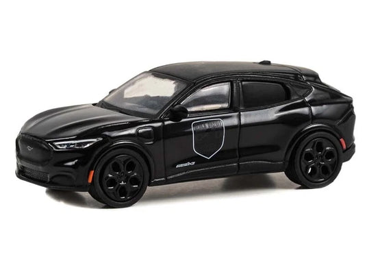 GreenLight 1:64 2023 Ford Mustang Mach-E GT Black Diecast Model Car – 28130F
