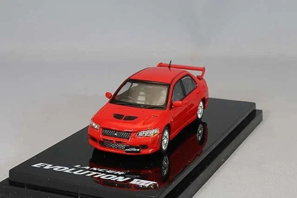1:64 HJ64 Hobby Japan MITSUBISHI LANCER GSR EVOLUTION 7 With Engine Red HJ641054R - Jaiman Toys