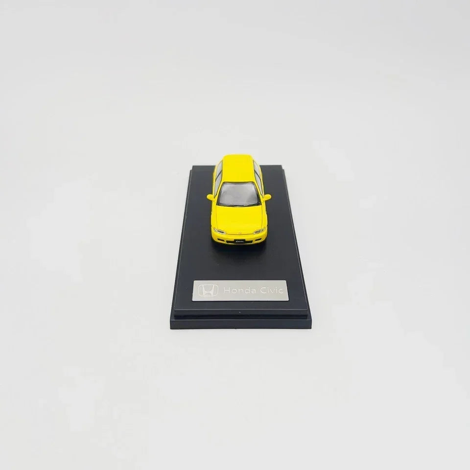 LCD Models 1:64 Honda Civic EG6 – Yellow | Premium Diecast Metal Car Model | Collectible Scale Model