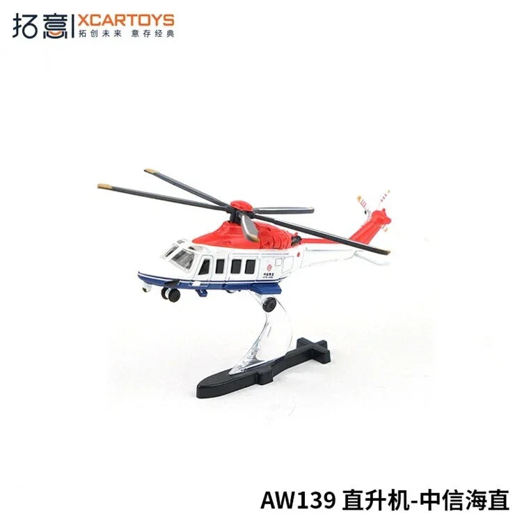 XCARTOYS G028-2 1:210 AW139 Helicopter -Model Diecast - Jaiman Toys