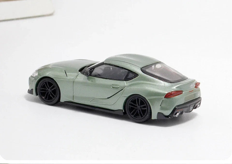 BSC 1:64 Scale Toyota GR Supra A90 Matte Green Diecast Cat Model - Jaiman Toys