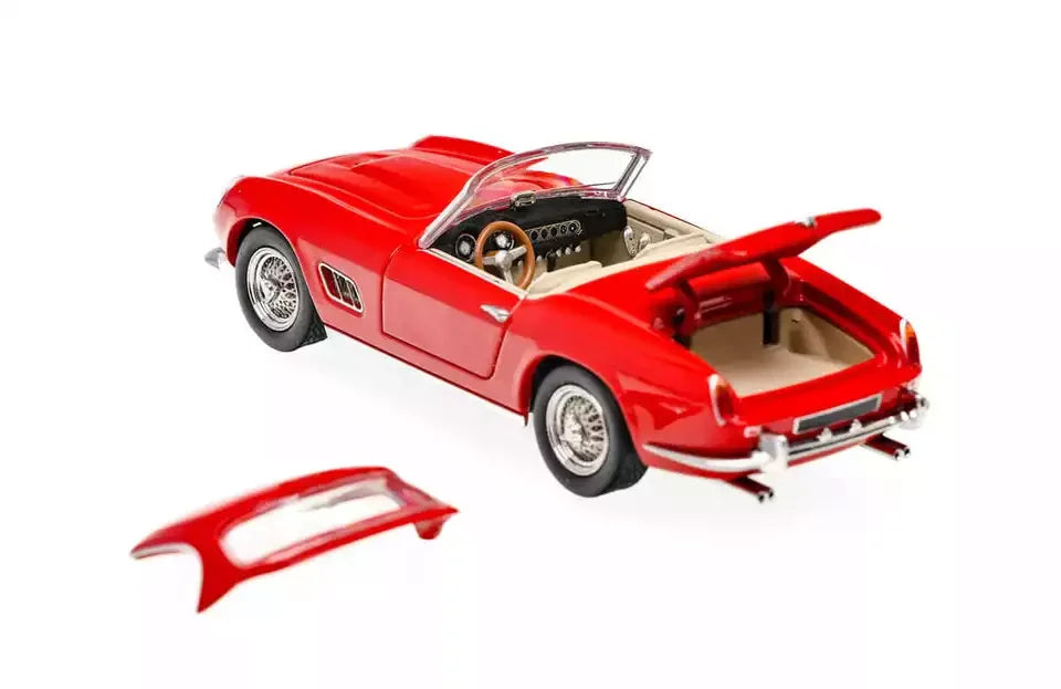 GFCC 1:64 Scale 1960 SWB Ferrari 250GT California Red Miner Convertible Diecast Car Model - Jaiman Toys
