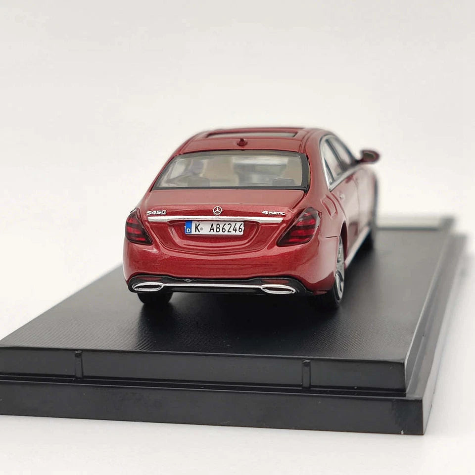 Master 1:64 Mercedes-Benz S450 W222 Diecast Model Car – Red