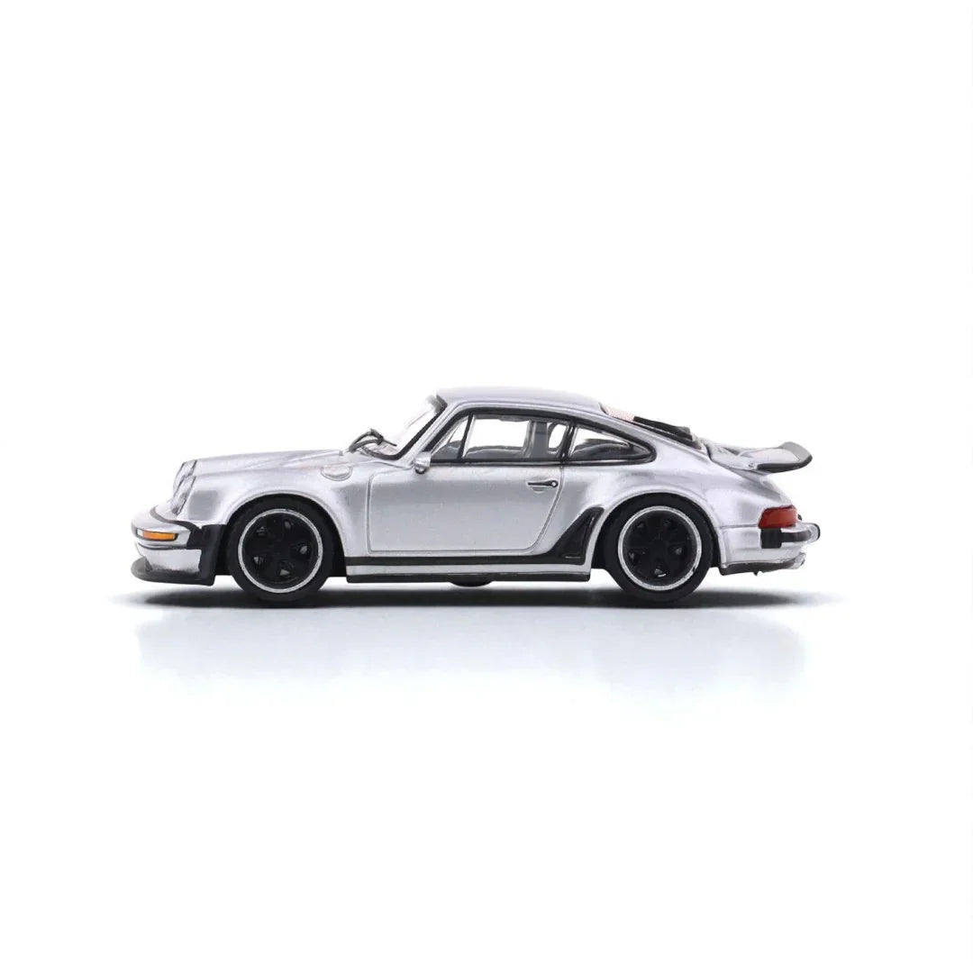 Rhino Model 1:64 Porsche Singer Turbo Study 930 Silver diecast scale model collectible - Jaiman Toys