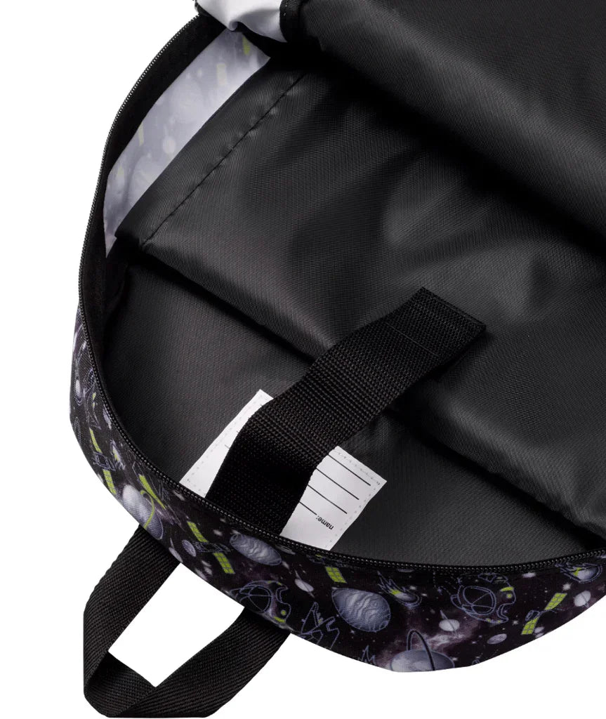 Smiggle School Bag : Space Fly High Colorful & Stylish 16 Inch Backpack for Kids - Jaiman Toys