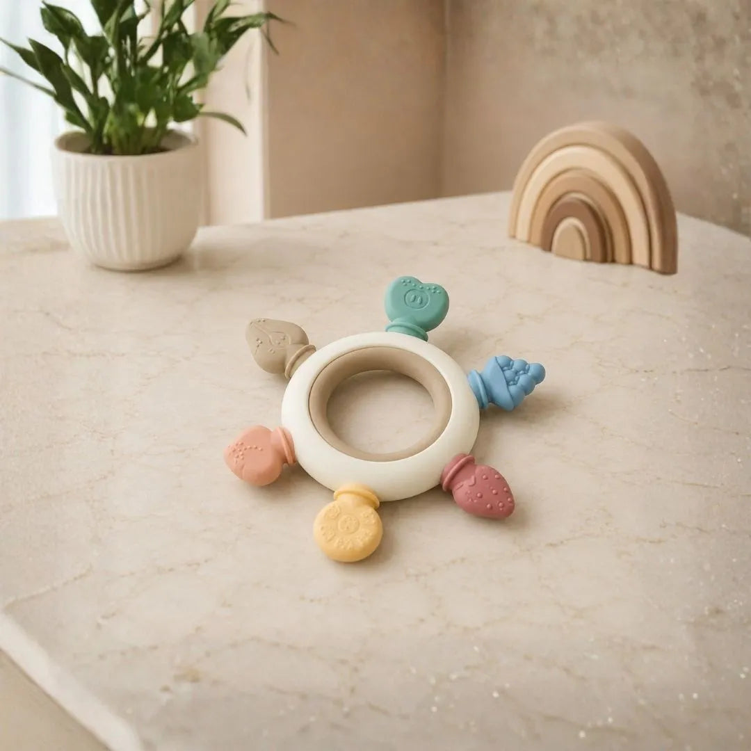 LiLLBUD Sensory Teether Fruit Shapes