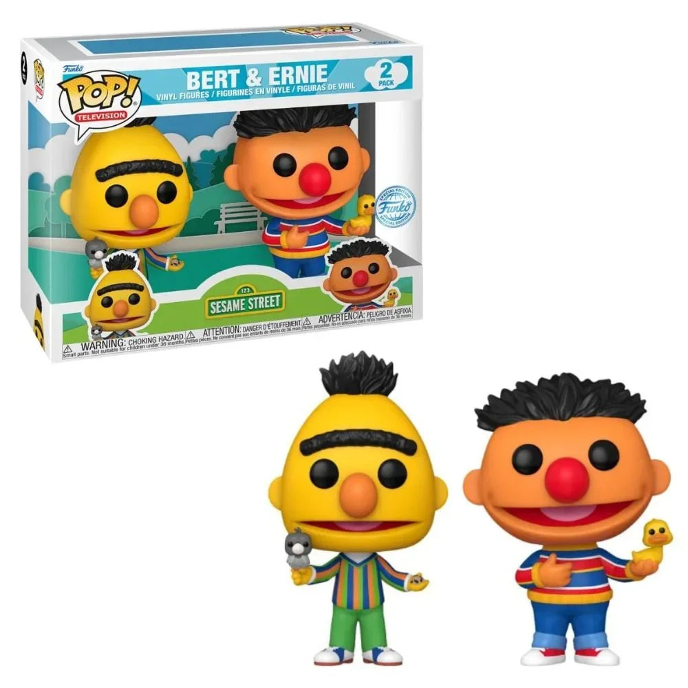 Funko POP! Sesame street Bert & Ernie 2 Pack Collectible Action Figure - Jaiman Toys