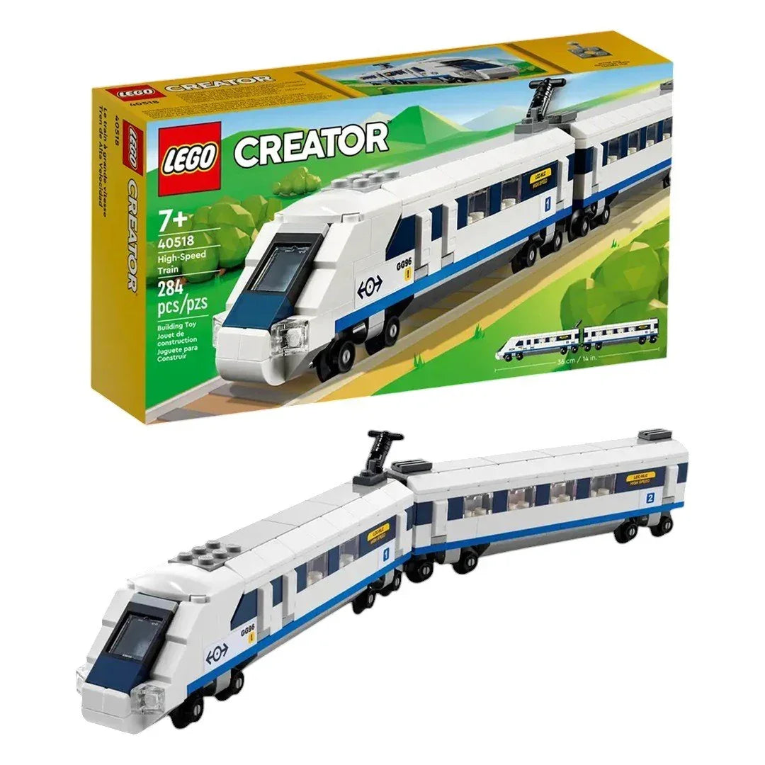 (Damage Box) LEGO Creator 40518 High Speed Train (284 Pieces) - Jaiman Toys