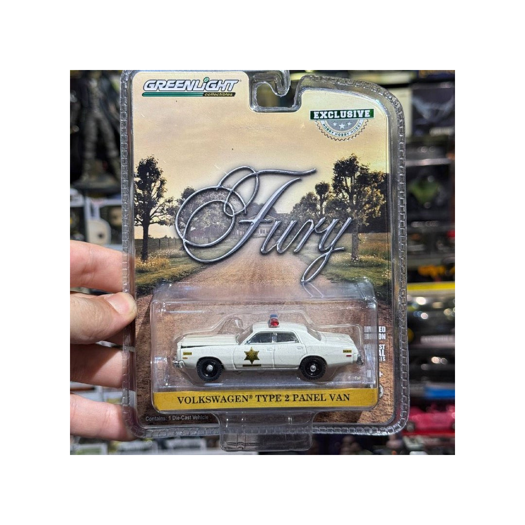 GreenLight Fury Exclusive Volkswagen Type 2 Panel Van 1:64 Die-Cast Model Collectible