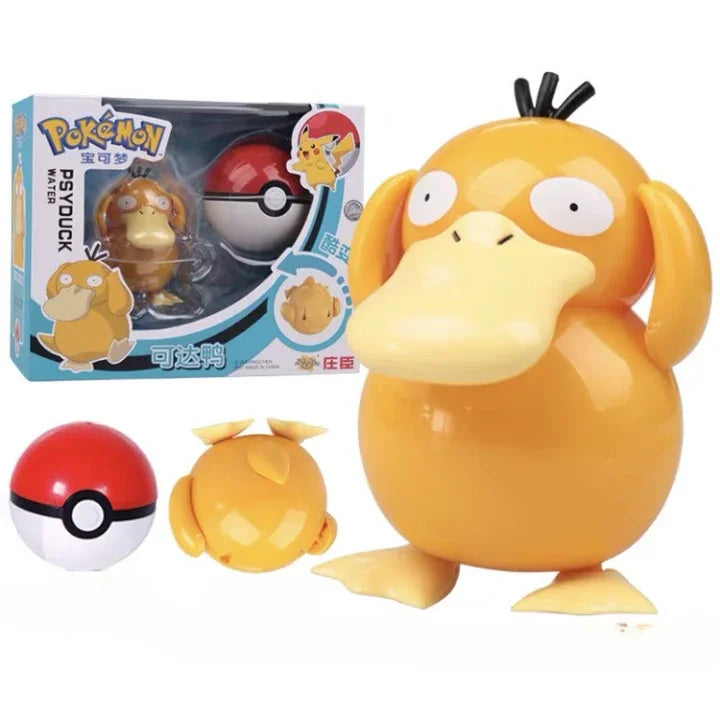 Pokemon Play set Figures Psyduck & Poke Ball ZC8910 - Jaiman Toys