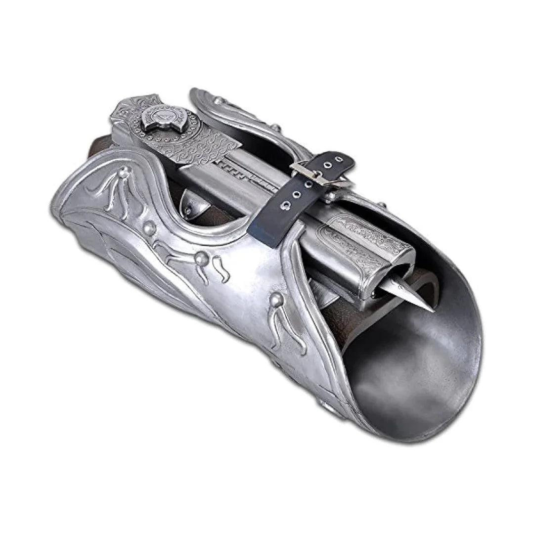 Assassin's Creed : Ultimate BROTHERHOOD- EZIO AUDITORE'S ARMORED VAMBRACE Hidden Blade Gauntlet Set! Role-Play Accessory Age 17+ - Jaiman Toys