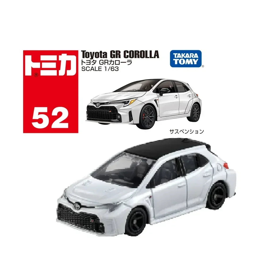 Tomica No.52 Toyota GR Corolla- TAKARA TOMY -Diecast Scale Model Car- 1/63 - Jaiman Toys