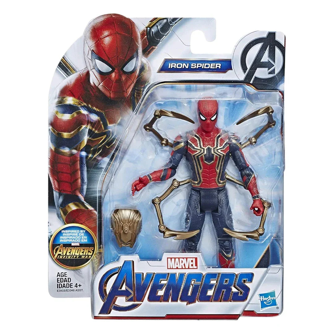 Marvel Avengers End Game Iron Spider-Man 6-Inch-Scale Marvel Super Hero Action Figure Age 4+ - Jaiman Toys