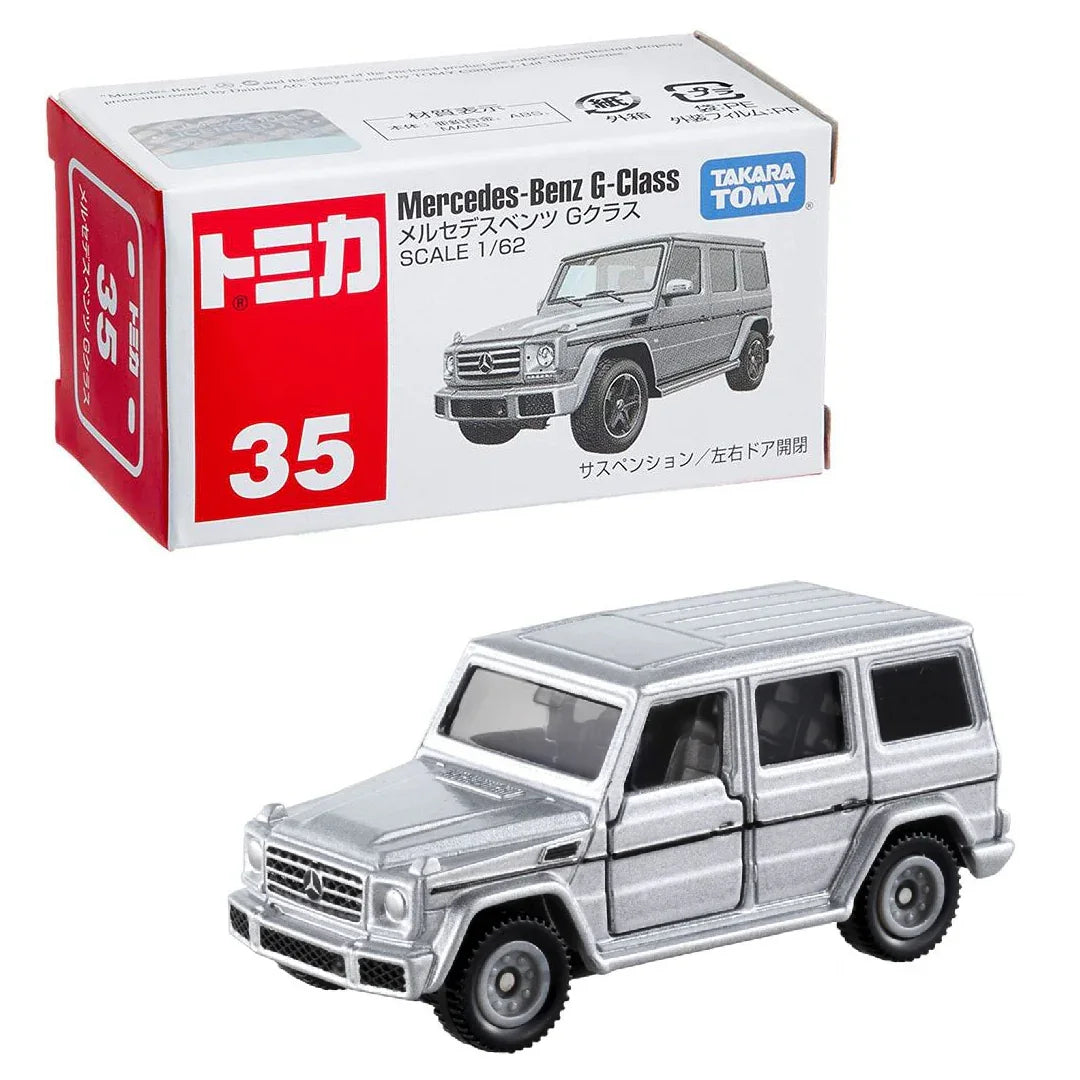 Tomica 35 Mercedes-Benz G-Class- TAKARA TOMY -Diecast Scale Model Car - 1/62 - Jaiman Toys