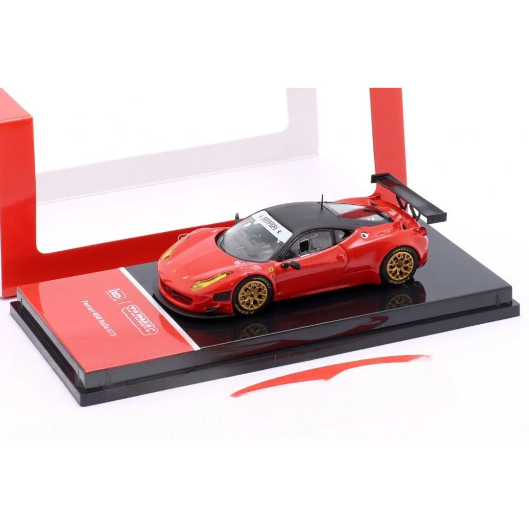 Tarmac Works 1:64 RTarmac Works ROAD64 1:64 Ferrari 458 Italia GT3 Red Diecast Model Car (T64R-073-RE)