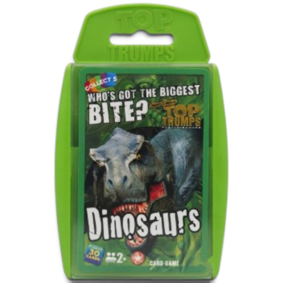 Top Trumps Dinosaurs Card Game – 30 Cards, 2+ Players