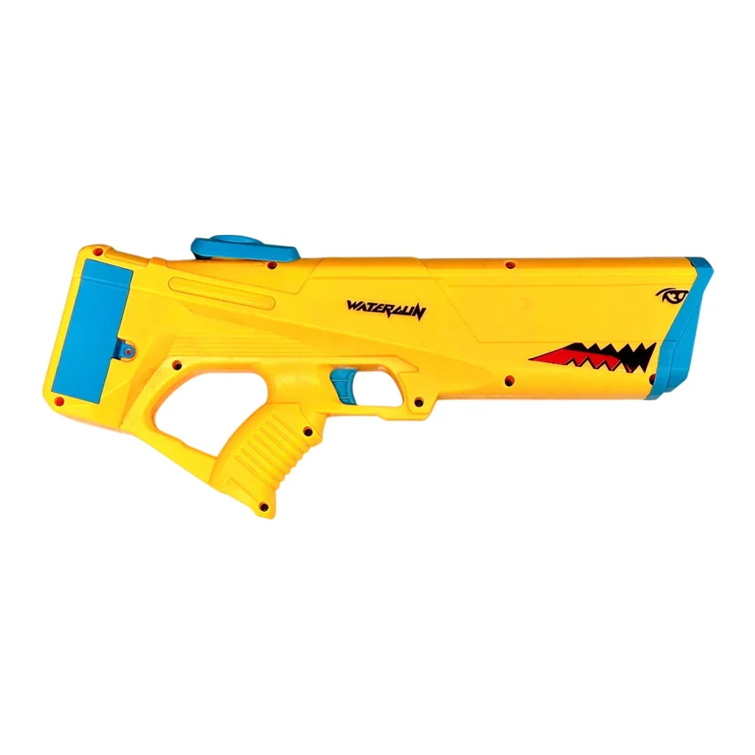 Automatic Electric Water Gun, with Large Capacity, Holi Water Gun with Long Range Pistol for Children (Yellow) - Jaiman Toys