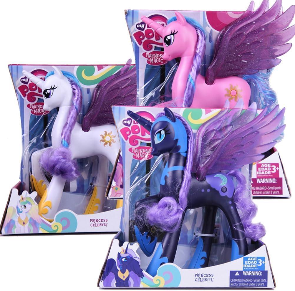My Little Pony Horse Toy Friendship Movie Feature Character 22cm Action Figure (Black) - Jaiman Toys