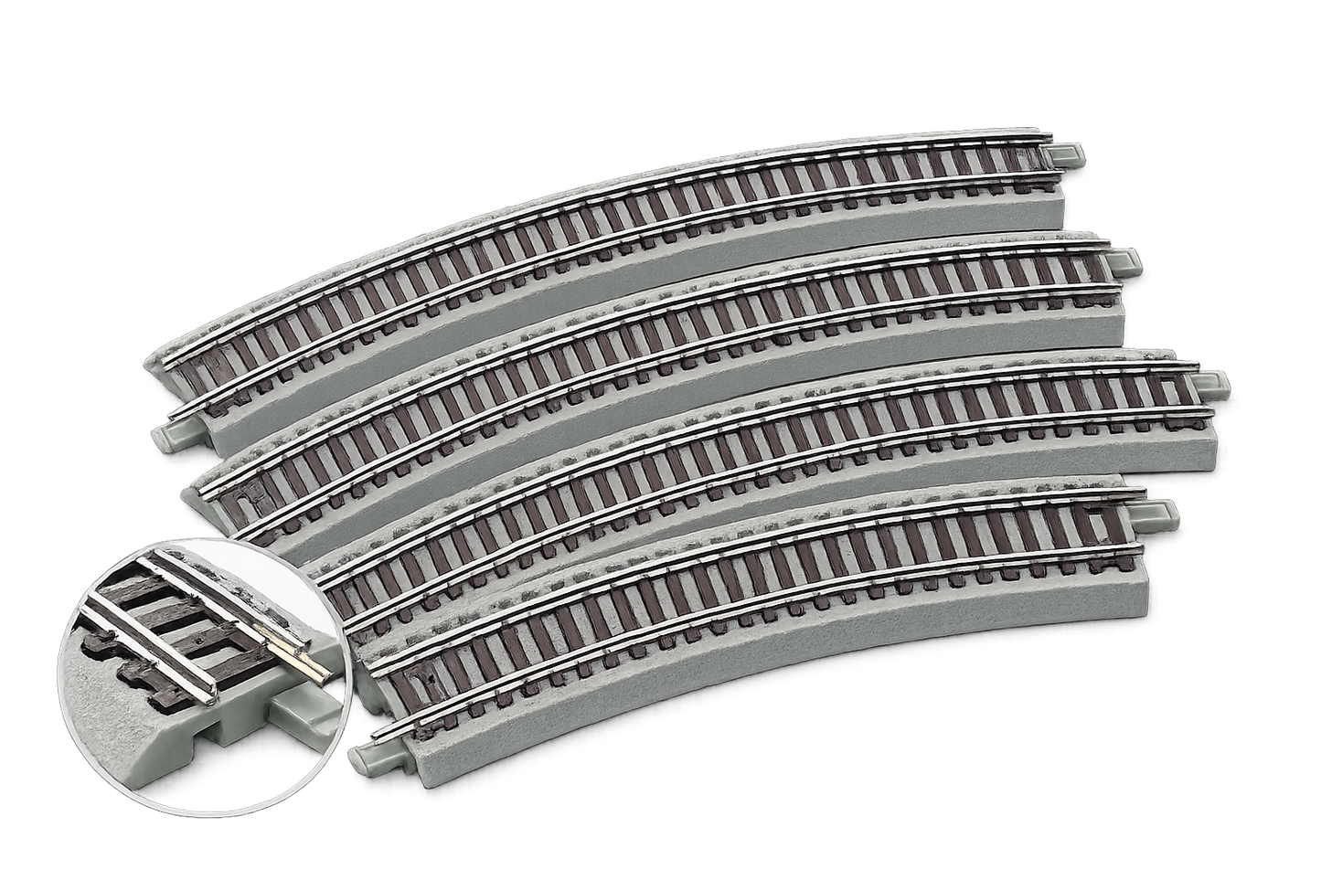 HANFLY 66100A - 0-4-0 TANK LOCO- HO Scale Electric Steam Locomotive Model Train Set 1:87 with Beded Tracks | Alloy Engine, Cargo Wagon, Speed Controller | Classic Railway Model Toy Gift